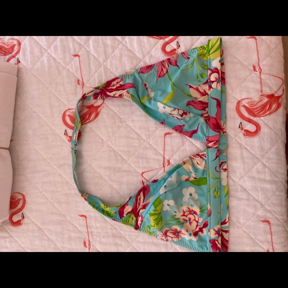 🧊 Vintage Y2K Sparkly Bikini Top 🧊